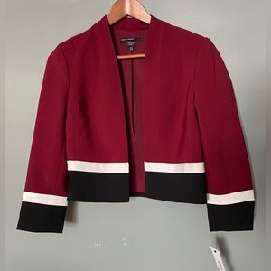 NWT Maggy London Color Block 3/4 Sleeve Jacket Size 2